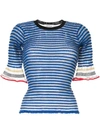 ENFÖLD STRIPED KNIT TOP