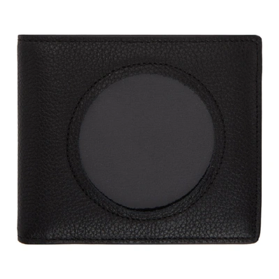 Maison Margiela Black Transparent Bifold Wallet In H5294 Black