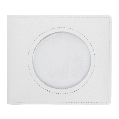 Maison Margiela White Transparent Bifold Wallet In H7378