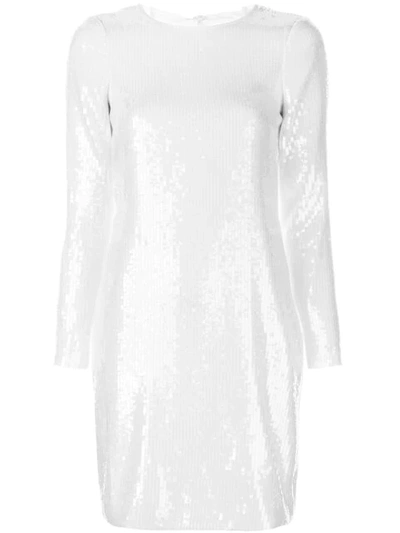 Amsale Sequin Embellished Dress - 白色 In White