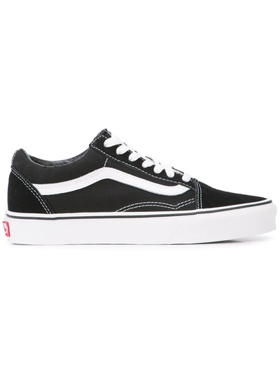 Vans Old Skull Platform Trainers In Black