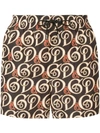 DOLCE & GABBANA LOGO PRINT SWIM SHORTS