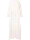 Philosophy Di Lorenzo Serafini Long Summer Dress In Neutrals