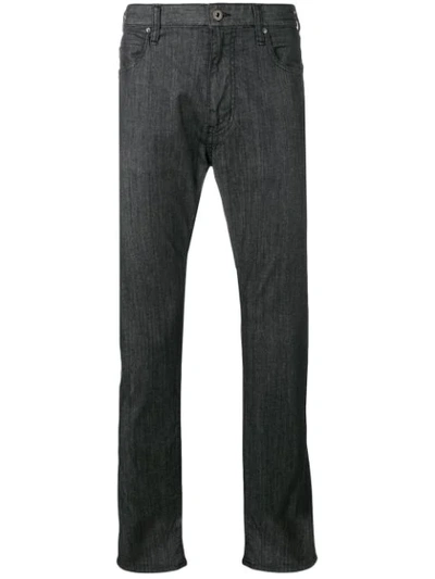 Emporio Armani Straight-leg Jeans - 黑色 In Black