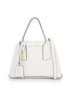 Marc Jacobs The Editor 29 Pebbled Leather Tote Bag In Cotton/gold