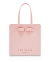 TED BAKER ICON LARGE 3-D BOW TOTE,WXB-ALMACON-XH9W