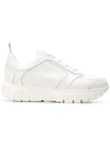 THOM BROWNE FLEXI-SOLE FLATFORM SNEAKERS