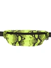 Off-white Neon Yellow Python-print Belt Bag In Yellow