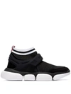 MONCLER TOUCH-STRAP SOCK SNEAKERS