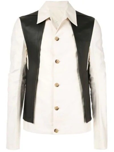 Rick Owens Waistcoat Shirt Jacket - 白色 In White