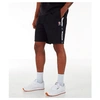 REEBOK REEBOK MEN'S CLASSICS TAPED TRACK SHORTS IN BLACK SIZE X-LARGE COTTON/POLYESTER,5575201