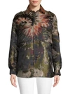 VALENTINO Metallic Tie-Dye Jacket