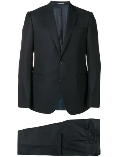 Emporio Armani Slim Fit Two-piece Suit In Blue