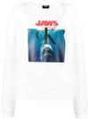 CALVIN KLEIN 205W39NYC 'JAWS' PRINT SWEATSHIRT