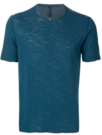 Transit Mesh Knit T-shirt - 蓝色 In Blue
