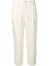 MICHAEL MICHAEL KORS MICHAEL MICHAEL KORS RELAXED CROPPED TROUSERS - NEUTRALS