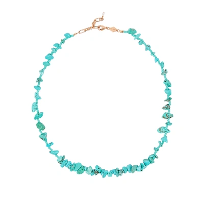 Anni Lu Reef 18kt Gold-plated Turquoise Beaded Necklace
