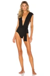 HAIGHT CREPE V ONE PIECE,HGHT-WX43
