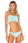 AGUA BENDITA SPENCER BIKINI TOP,AGUA-WX332