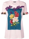 DOLCE & GABBANA FLORAL T-SHIRT