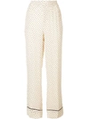 GANNI DOTTED PRINT TROUSERS