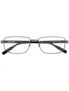 Montblanc Rectangular Frame Glasses In Black
