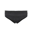 Melissa Odabash Bel Air Ruched Mid-rise Bikini Briefs In Black