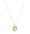 ANISSA KERMICHE LOUISE D'OR COIN 18KT GOLD NECKLACE,P00386666