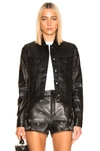 RTA RTA JACK LEATHER JACKET IN BLACK.,RTAF-WO65