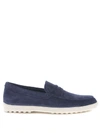 TOD'S THICK SOLE LOAFERS,XXM05B00640 RE0U820