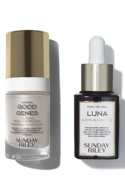 Sunday Riley Power Couple Total Transformation Kit ($105 Value) In Colorless