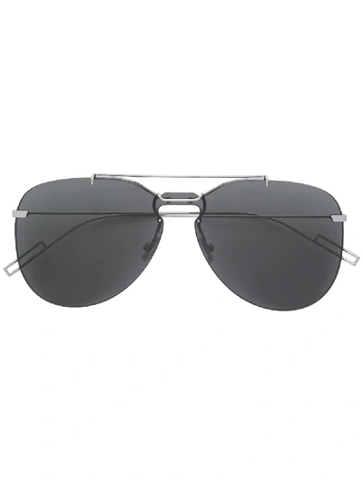 Dior Eyewear Classic Aviator Sunglasses - 金属色 In Metallic