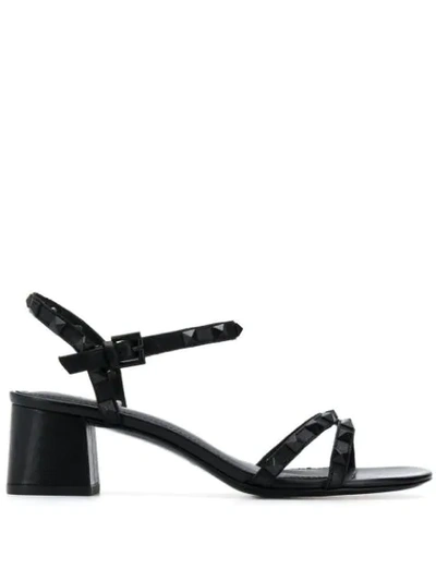 Ash Studded Block Heel Sandals - 黑色 In Black