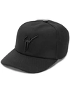 GIUSEPPE ZANOTTI GIUSEPPE ZANOTTI LOGO PLAQUE CAP - 黑色