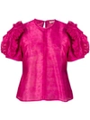 ULLA JOHNSON RUFFLE BLOUSE