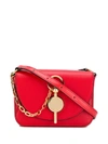 Jw Anderson Nano Keyts Bag - Red In Red