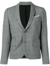 NEIL BARRETT NEIL BARRETT PRINCE OF WALES CHECK BLAZER - GREY