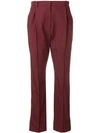 VALENTINO CROPPED PLEATED TROUSERS