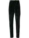 SAINT LAURENT WRINKLED EFFECT TROUSERS