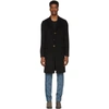 GIVENCHY GIVENCHY BLACK 4G BUTTONS LONG COAT