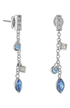 ADORE MIXED CRYSTAL DROP EARRINGS,5489542
