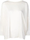 TOOGOOD TOOGOOD THE SQUARE LONG TOP - WHITE