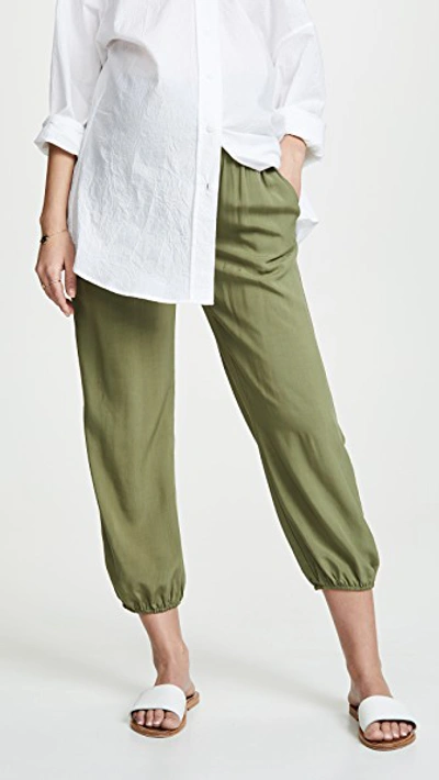 Hatch The Weekend Trousers In Moss