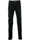 Represent Distressed Skinny Jeans In Black