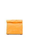 Simon Miller Small Lunchbag Clutch In Orange