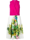 Sara Roka Jinta Floral-print Dress - Pink In Pink