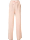 SEMICOUTURE SIDE SLIT TROUSERS