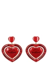 BALENCIAGA CASINO EARP HEART EARRINGS,10893511