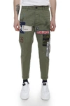 DSQUARED2 DSQUARED2 LOGO PATCH TROUSERS