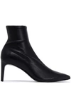 Rag & Bone Beha Stretch Leather Moto Booties In Black